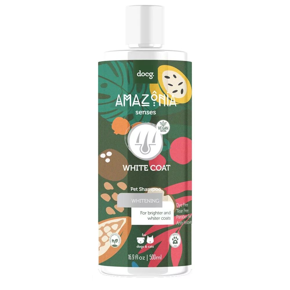 Shampoo para Mascotas de Pelaje Blanco Amazonia Senses 500ml