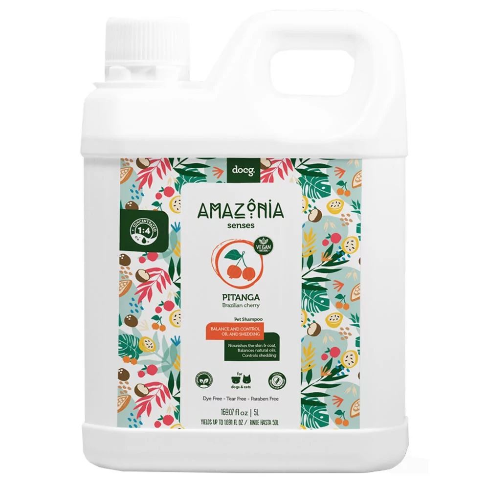 Shampoo para Perros y Gatos Amazonia Senses Pitanga 5L