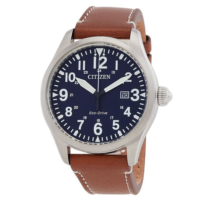 Citizen Chandler Military Eco-Drive Blue Dial BM6838-17L