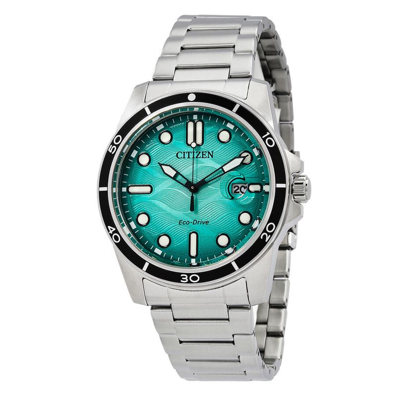 Citizen Marine 1810 Eco-Drive Turquoise Dial AW1816-89L