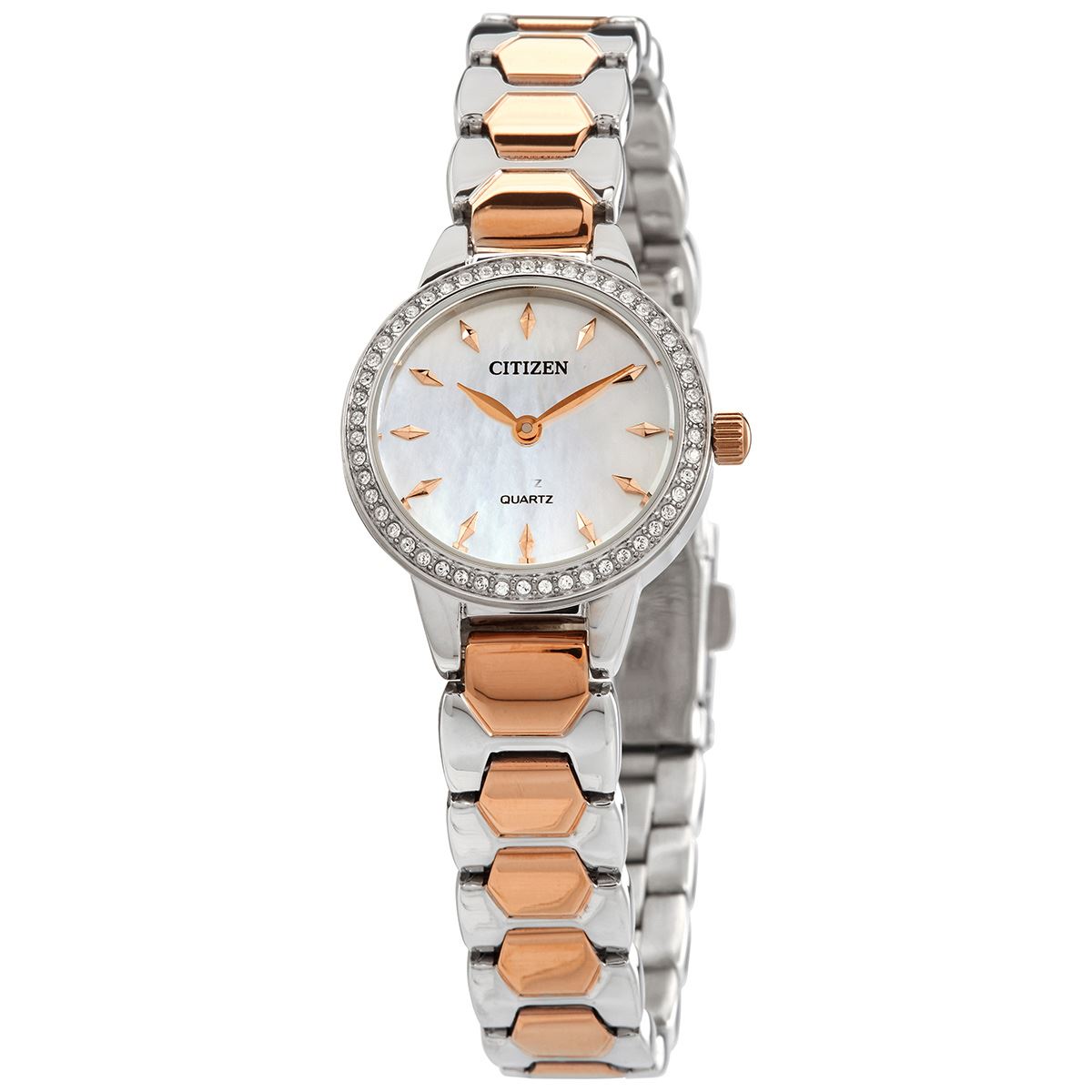 Citizen Quartz Crystal Mother of Pearl Dial Ladies EZ7016-50D