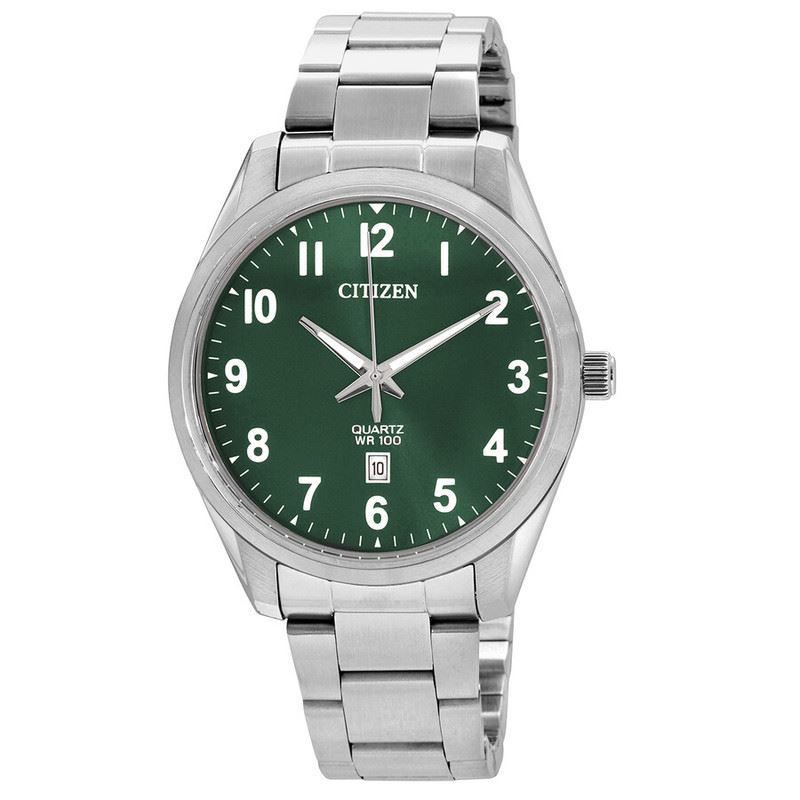 Citizen Quartz Green Dial Stainless Steel BI1031-51X