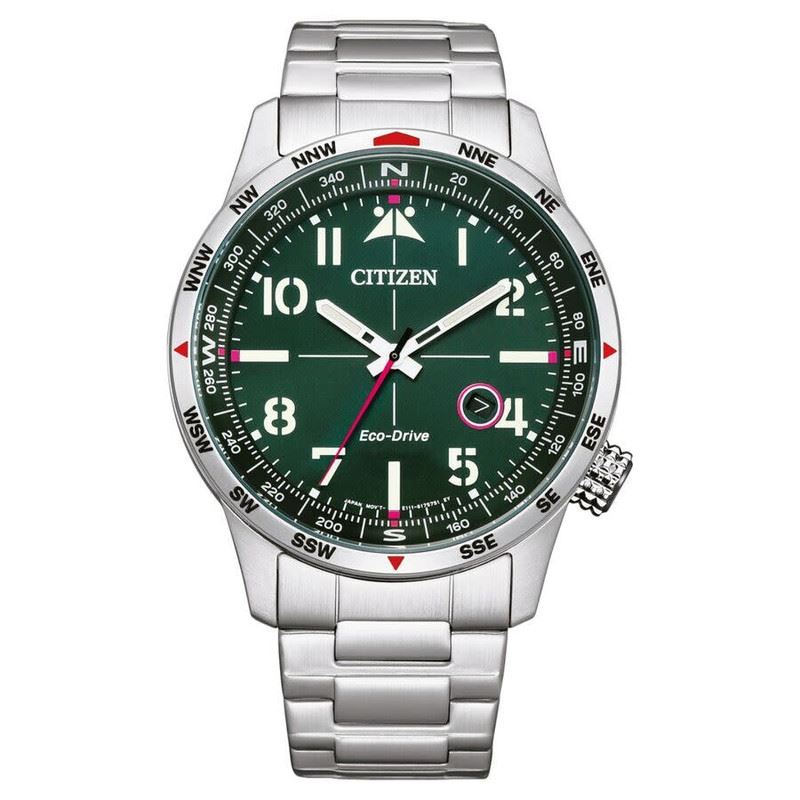 Citizen Weekender Green Dial BM7551-50X