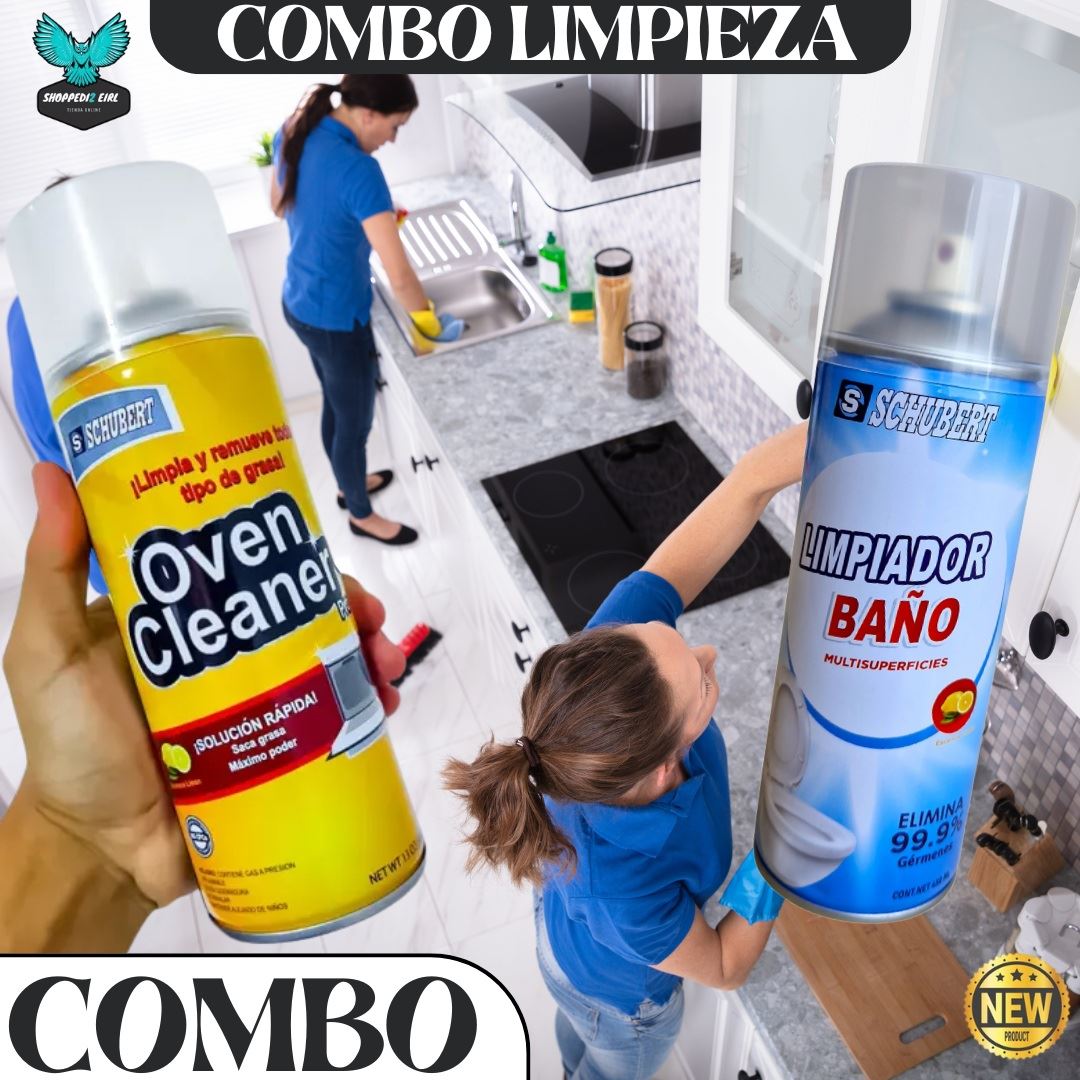 COMBO DE LIMPIEZA OVER CLEANER ESPUMA
