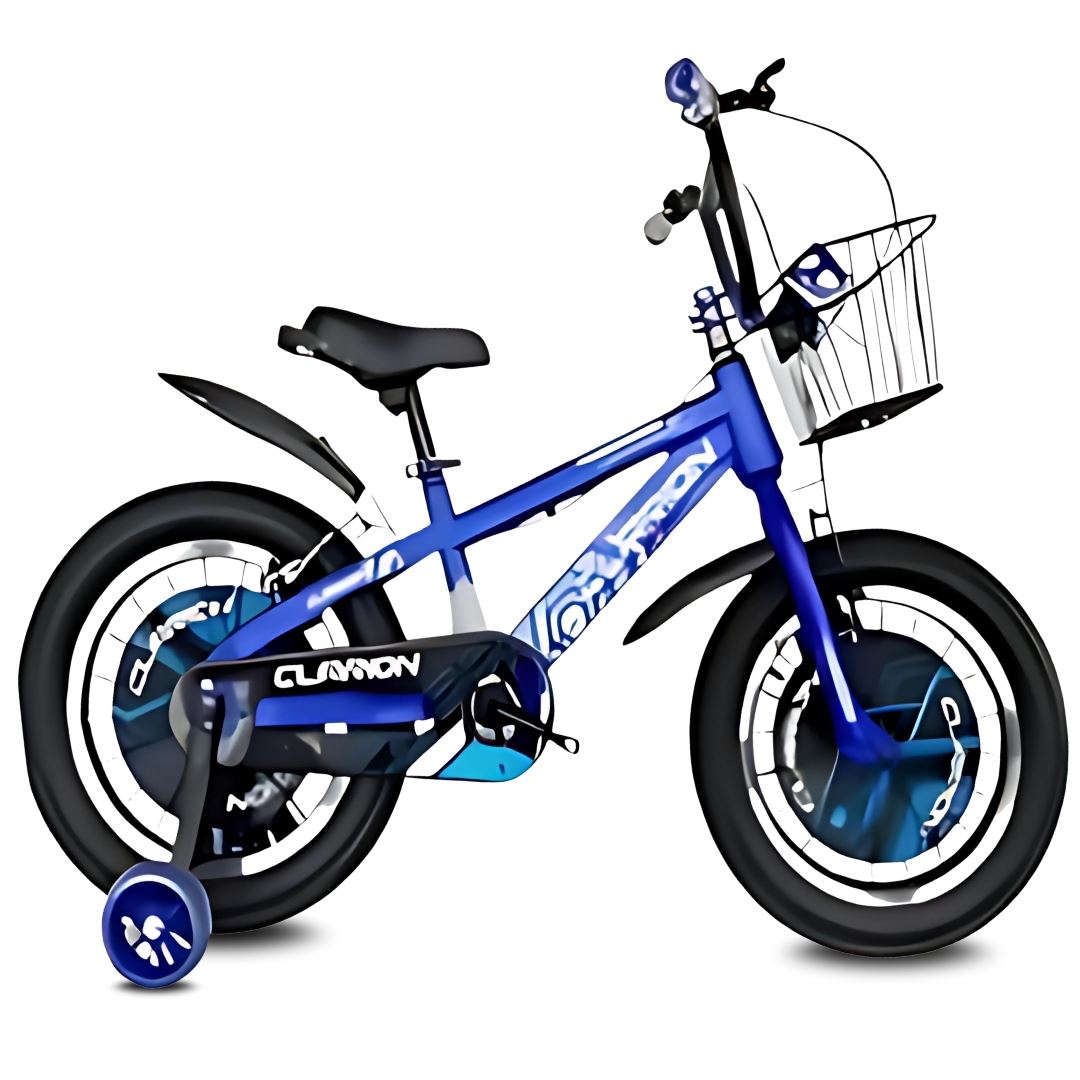 Bicicleta Para Niños Aro 12 «CLARION» con Canasta Blue