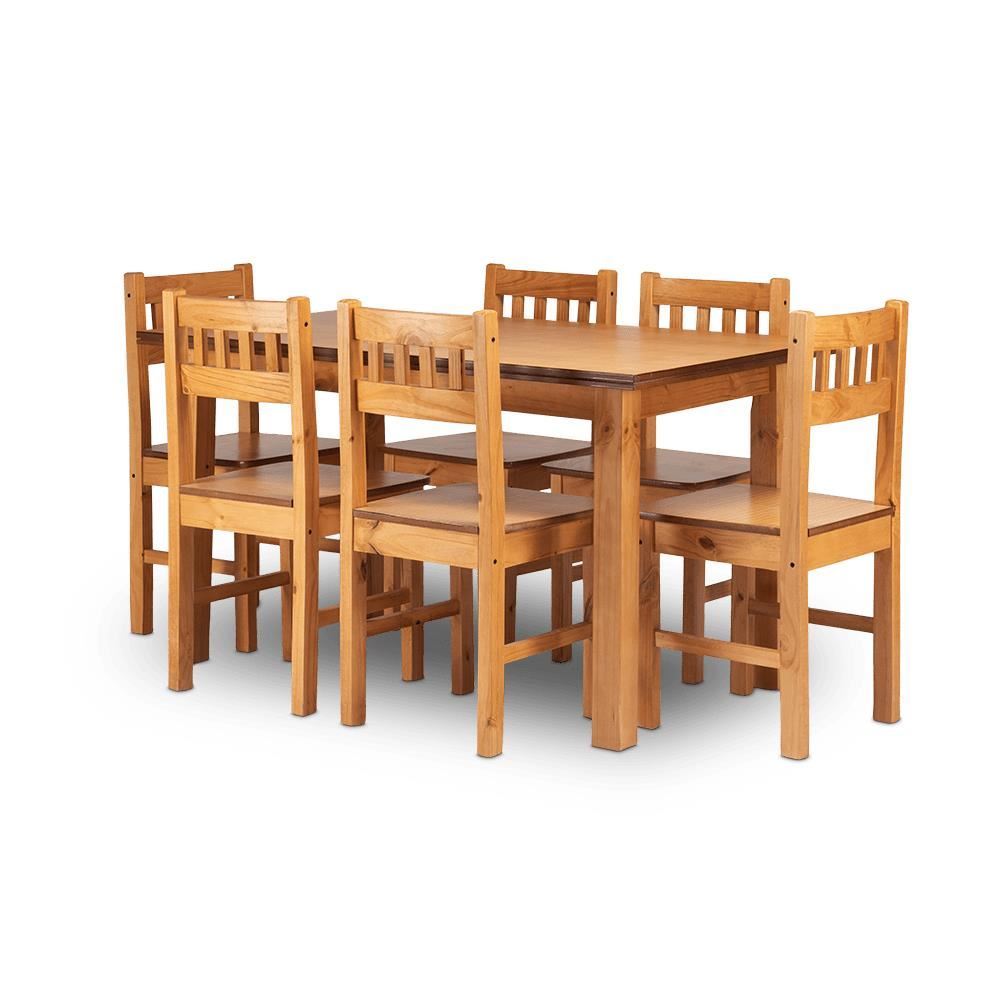 COMEDOR CLASIC 6 SILLAS - FALOTIH 3M - FLT3MCOM023-6