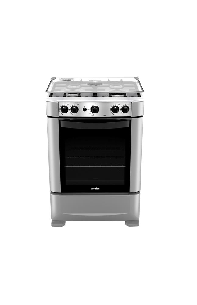 Cocina de pie Mabe 4 quemadores 24" 60CM CMP6010FG0 Inox