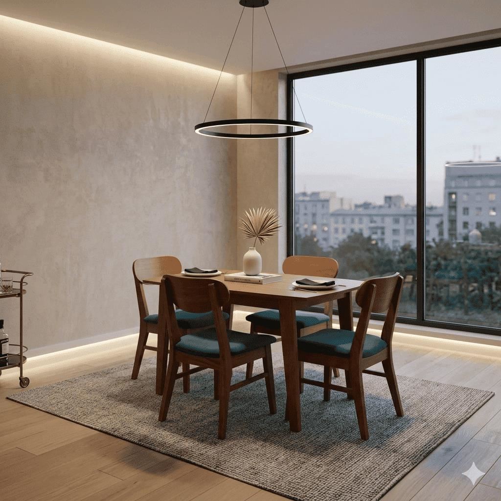 Juego de Comedor Olivia 4 sillas