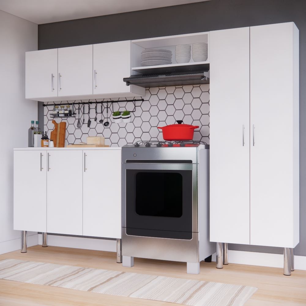 Mueble de Cocina Valeria 230cm Movenda Blanco