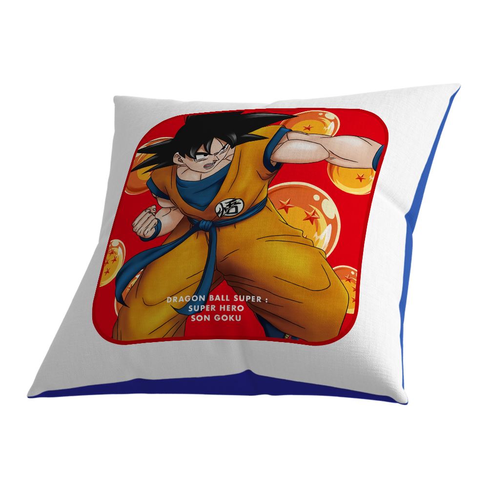 Cojín Terciopelo Dragon Ball Super Goku anti alérgico 40x40cm | Juntoz