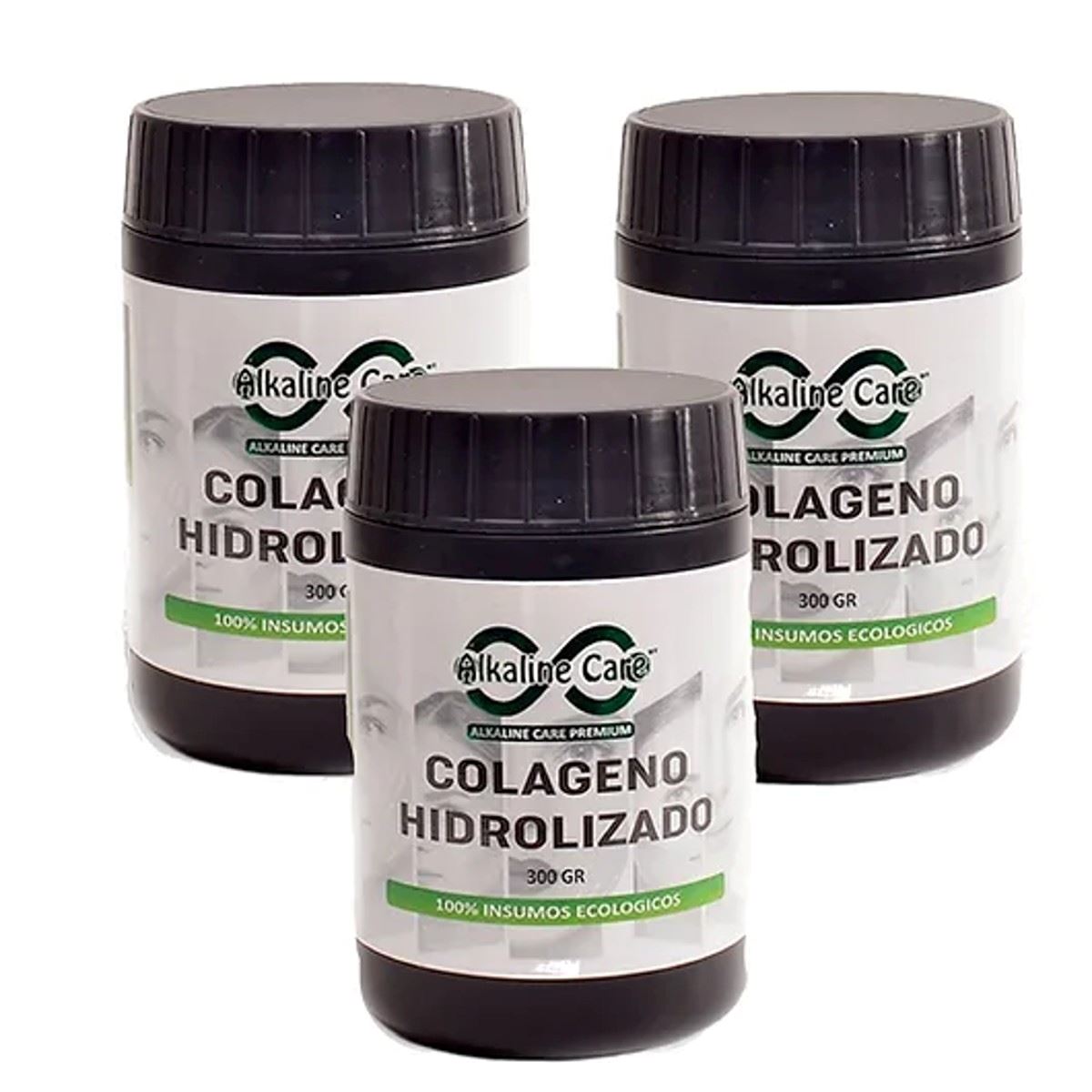 Colageno Hidrolizado 300gr Alkaline Care x 3