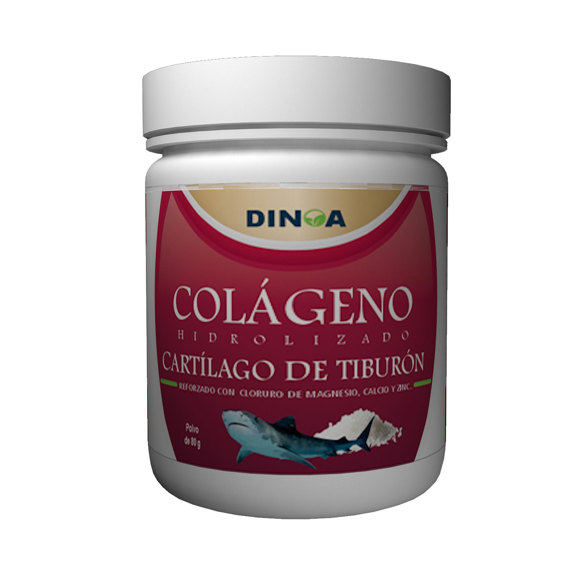 DINOA - Colágeno con Cartílago de tiburón x 80 gr Polvo | Juntoz