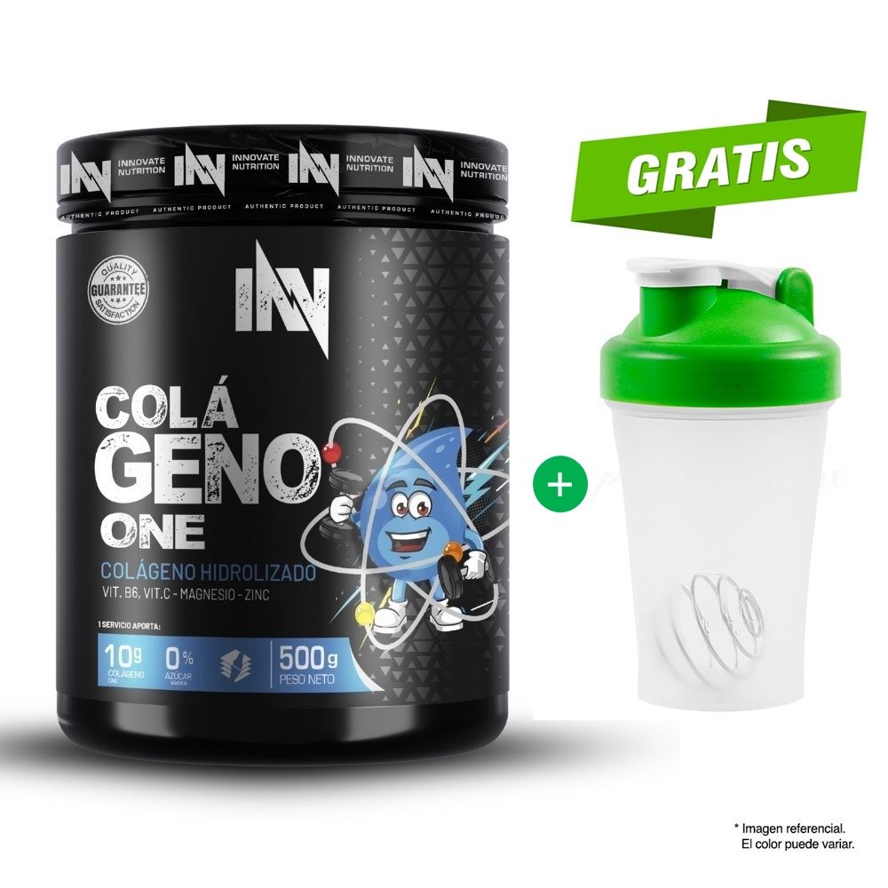 Collagen Colágeno One 500gr Fruit Punch Shaker