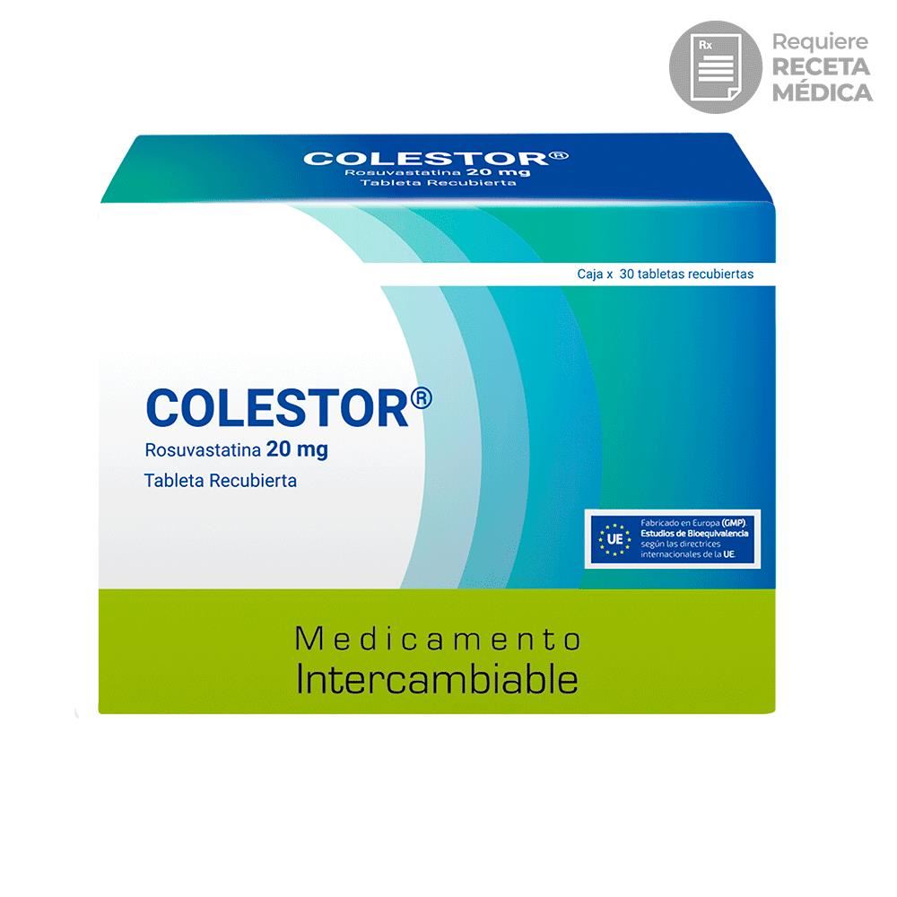 Colestor 20 mg Tabletas Recubiertas