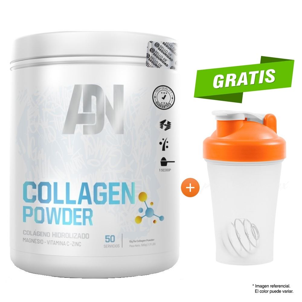 Colageno Hidrolizado Adn Collagen Powder 500 Gr Fruit Punch