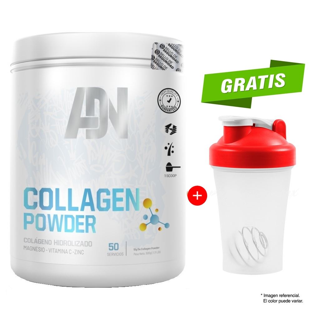 COLLAGEN POWDER 500 GRAMOS NARANJA ADN NUTRITION