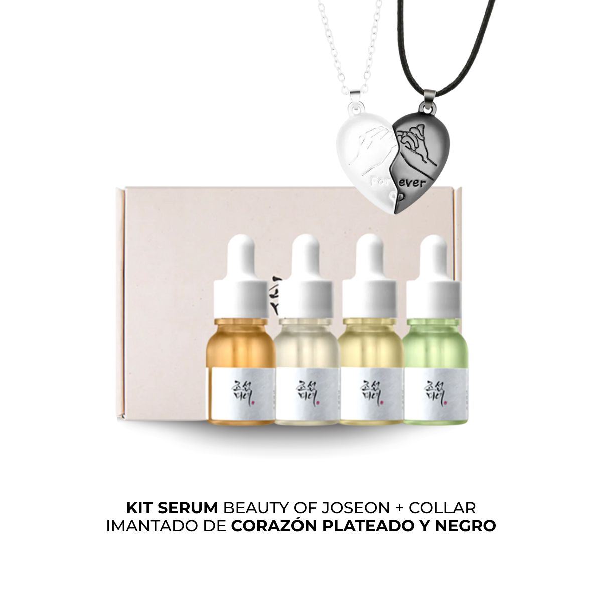 PROMO SAN VALENTIN-KIT SERUM BEAUTY OF JOSEON + COLLAR IMANTADO DE CORAZÓN