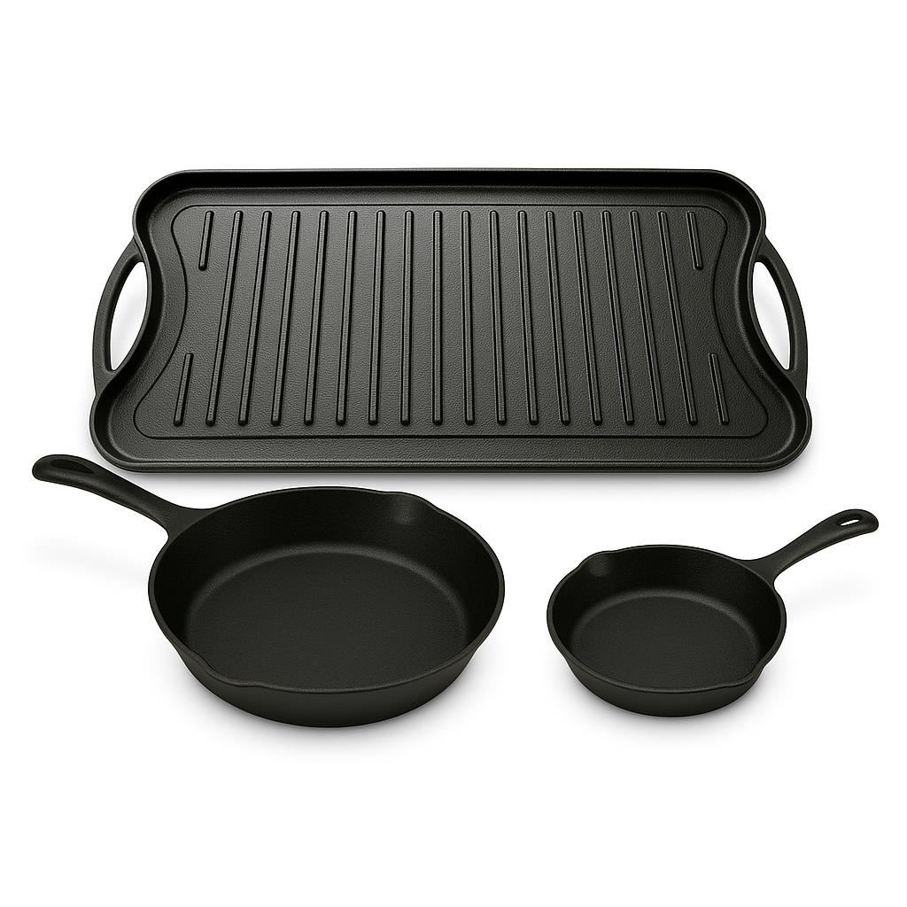 COMBO TRIPACK HIERRO FUNDIDO