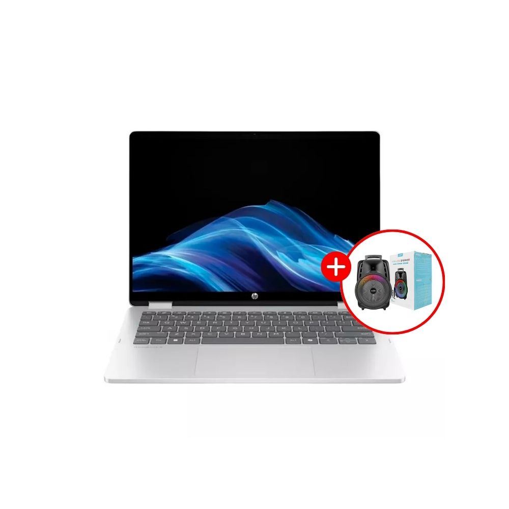 Combo Laptop HP Omnibook 5 Flip 2 en 1 14-fp0013dx Core i5 512GB 8GB + Parlante Greatnice Wireless Speaker GTS-2047