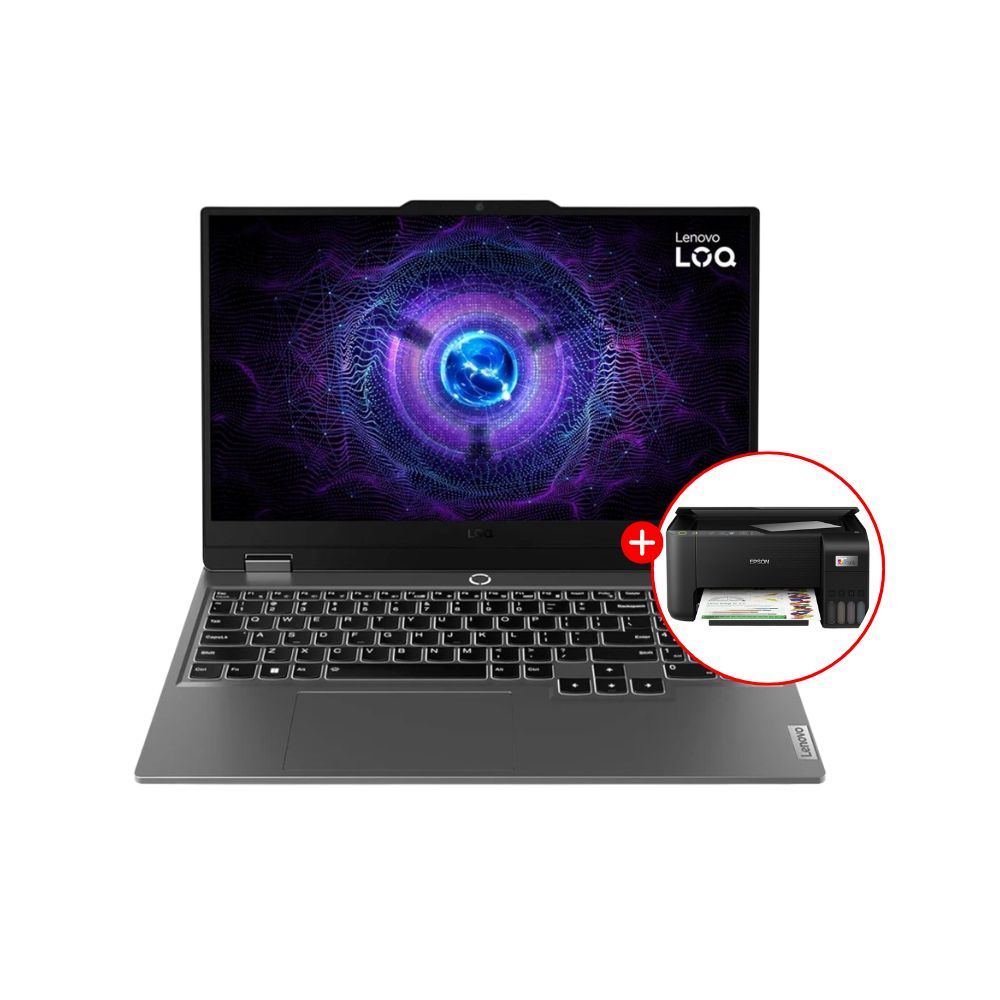 Combo Laptop Lenovo LOQ 15IRX9 Core i7 512GB 16GB RTX 4050 + Impresora Epson L3250