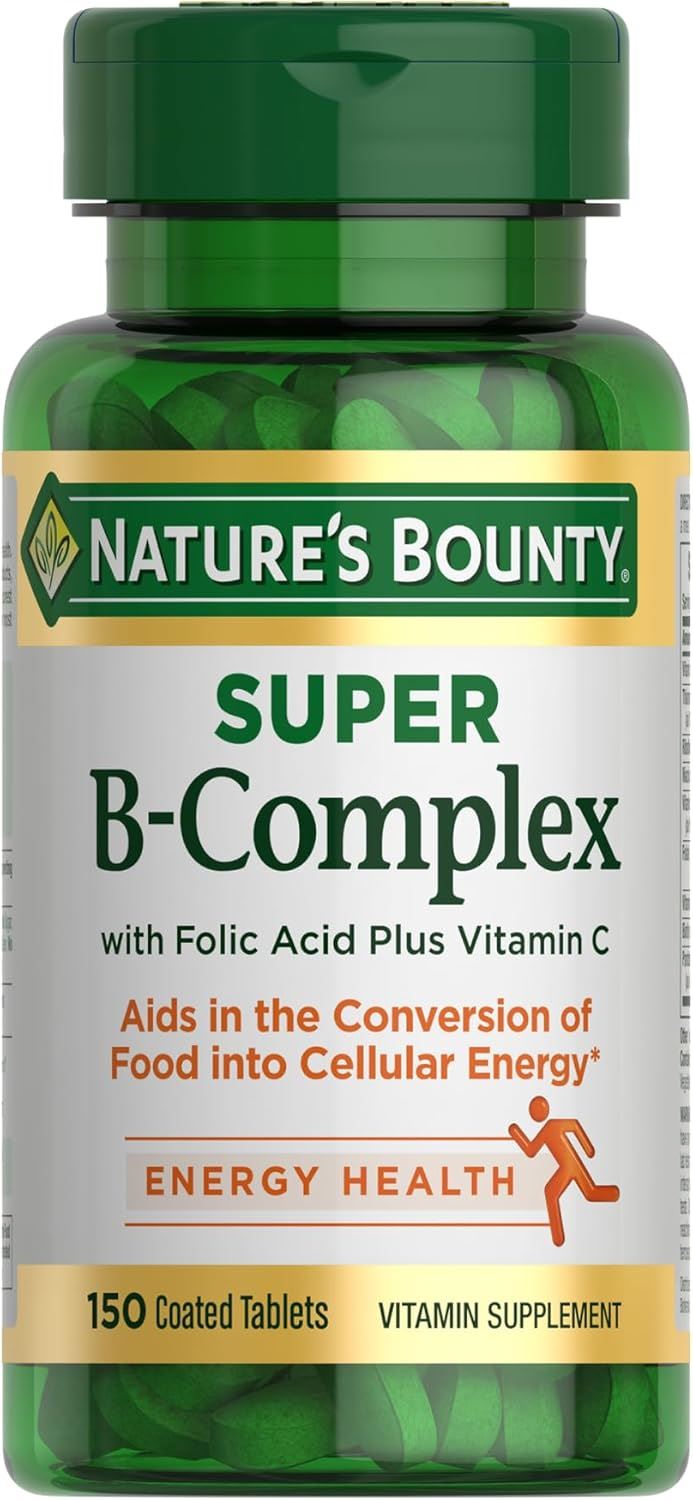 Complejo B Super con Ácido Fólico y Vitamina C 150 Tabletas
