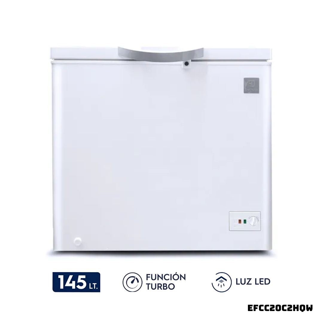 CONGELADOR ELECTROLUX 145 L BLANCO CROMA - EFCC20C2HQW