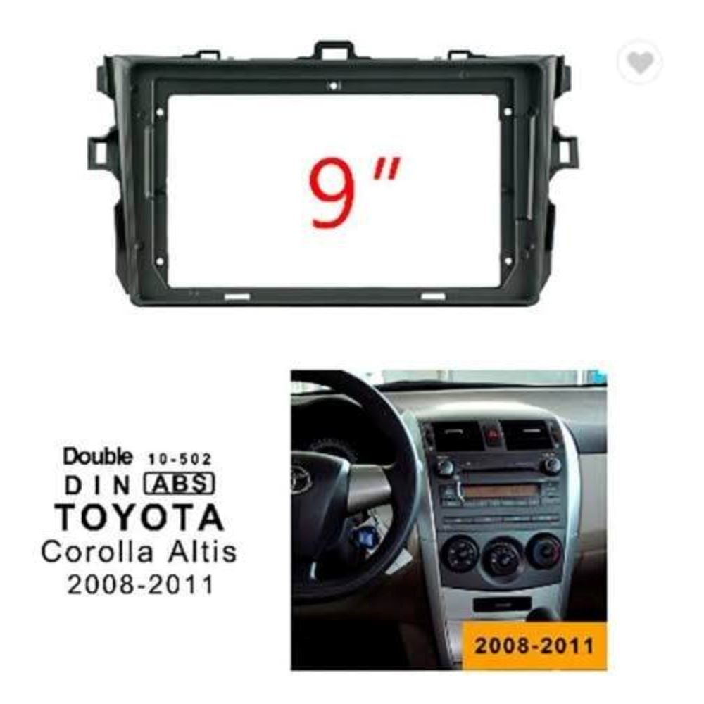 CONSOLA PARA TOYOTA COROLLA DEL 2008 AL 2013 - 9"