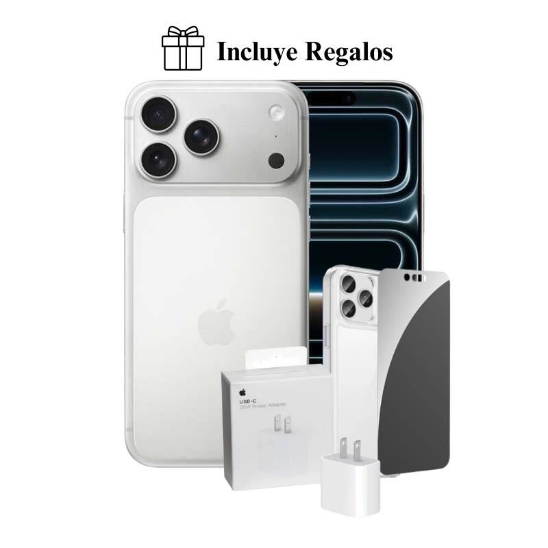 iPhone 17 Pro Max Apple Intelligence 512GB (eSIM) - Silver + Combo de Regalo