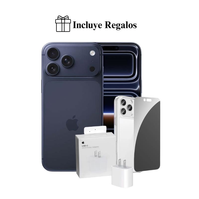 iPhone 17 Pro Max Apple Intelligence 1TB (eSIM) - Azul + Combo de Regalo