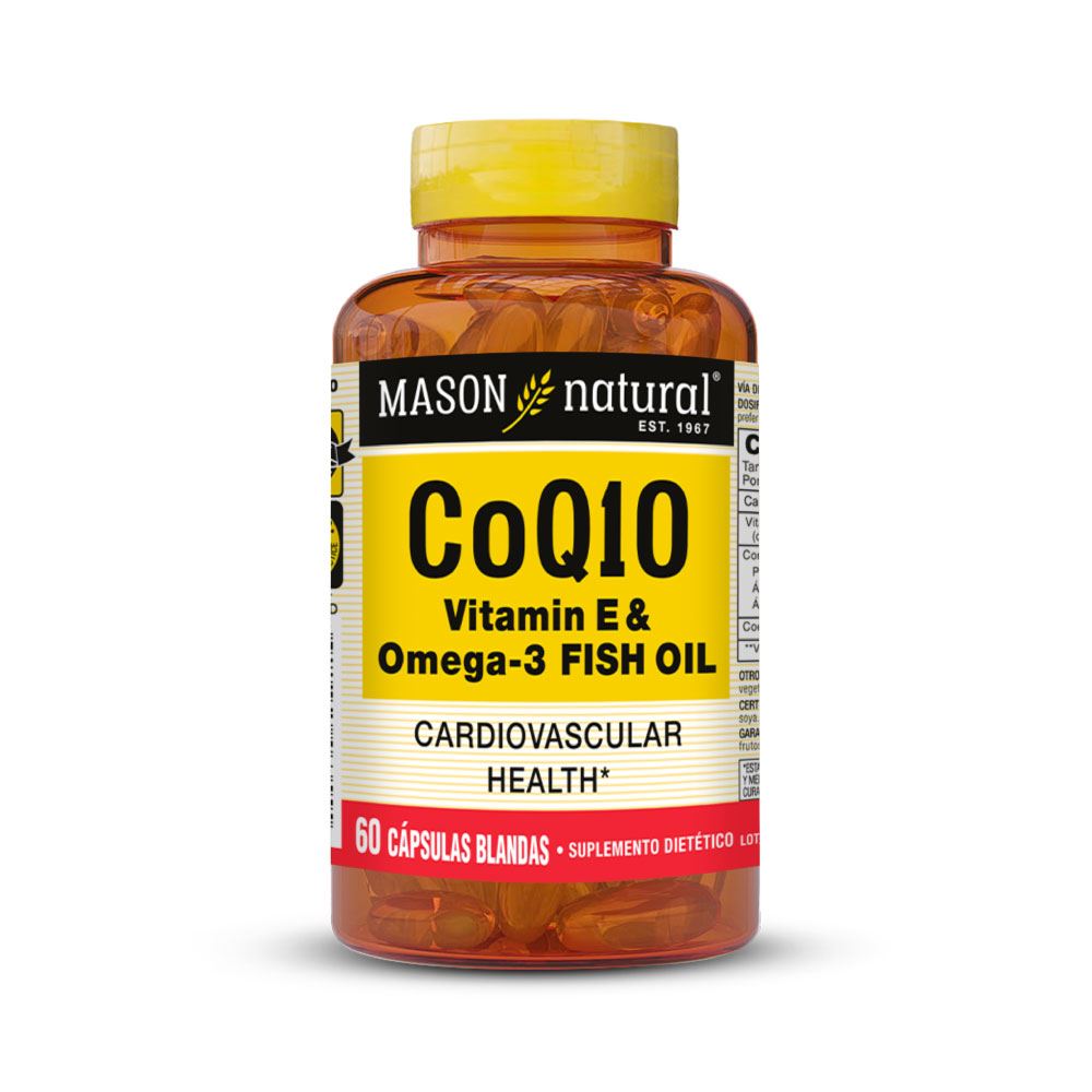 CO Q10 VITAMINA E Y OMEGA 3 FISH OIL (60 SOFTG)