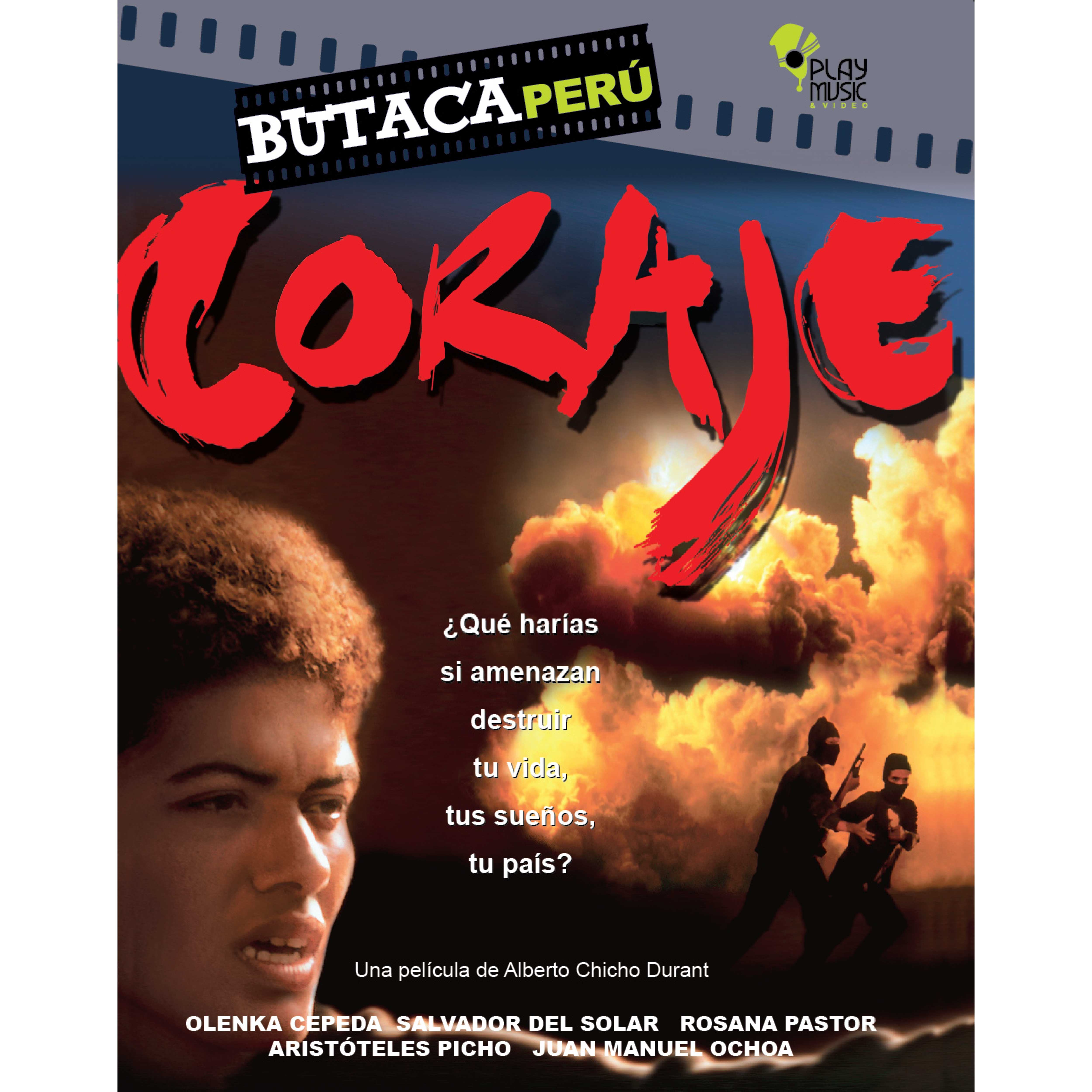 DVD CORAJE PELÍCULA PERUANA BUTACA PERÚ