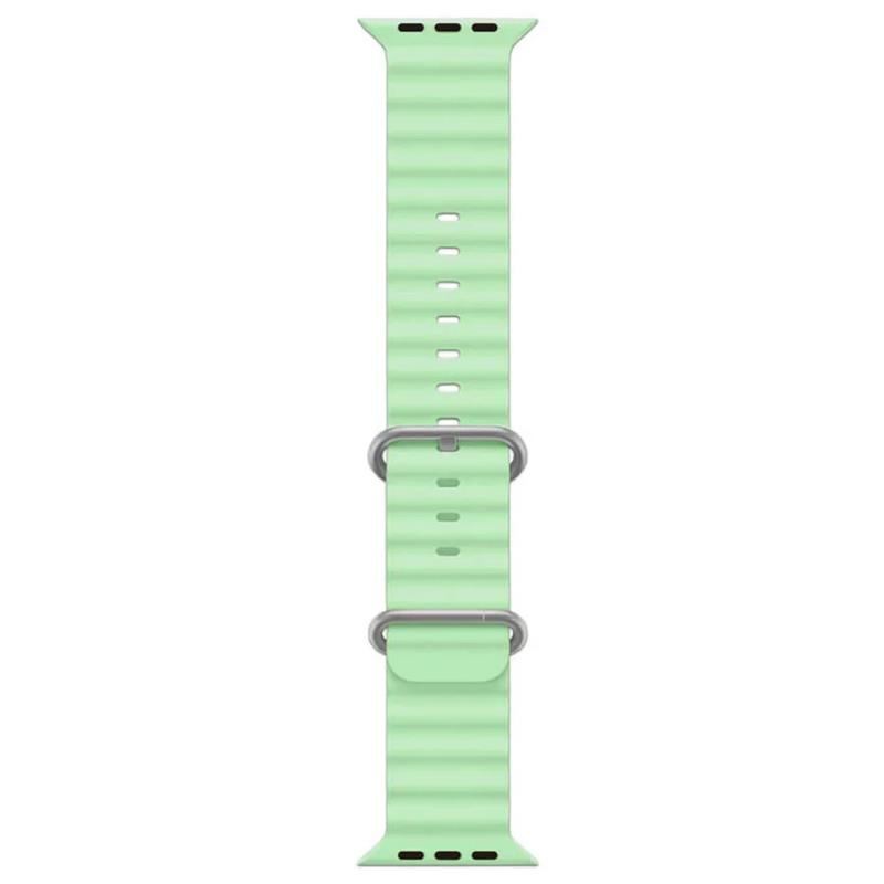 Correa Iwatch Corrugada 42/44/45/49mm - Color Verde