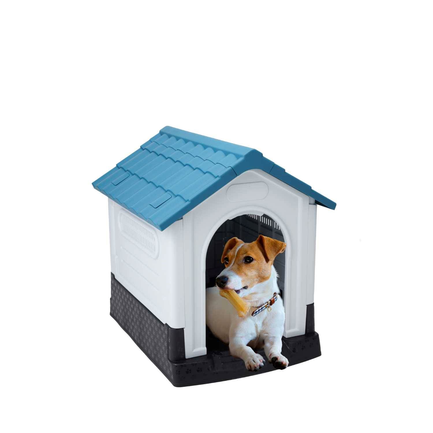 CASA PARA PERRO DE PVC PEQUEÑA MEDIANA