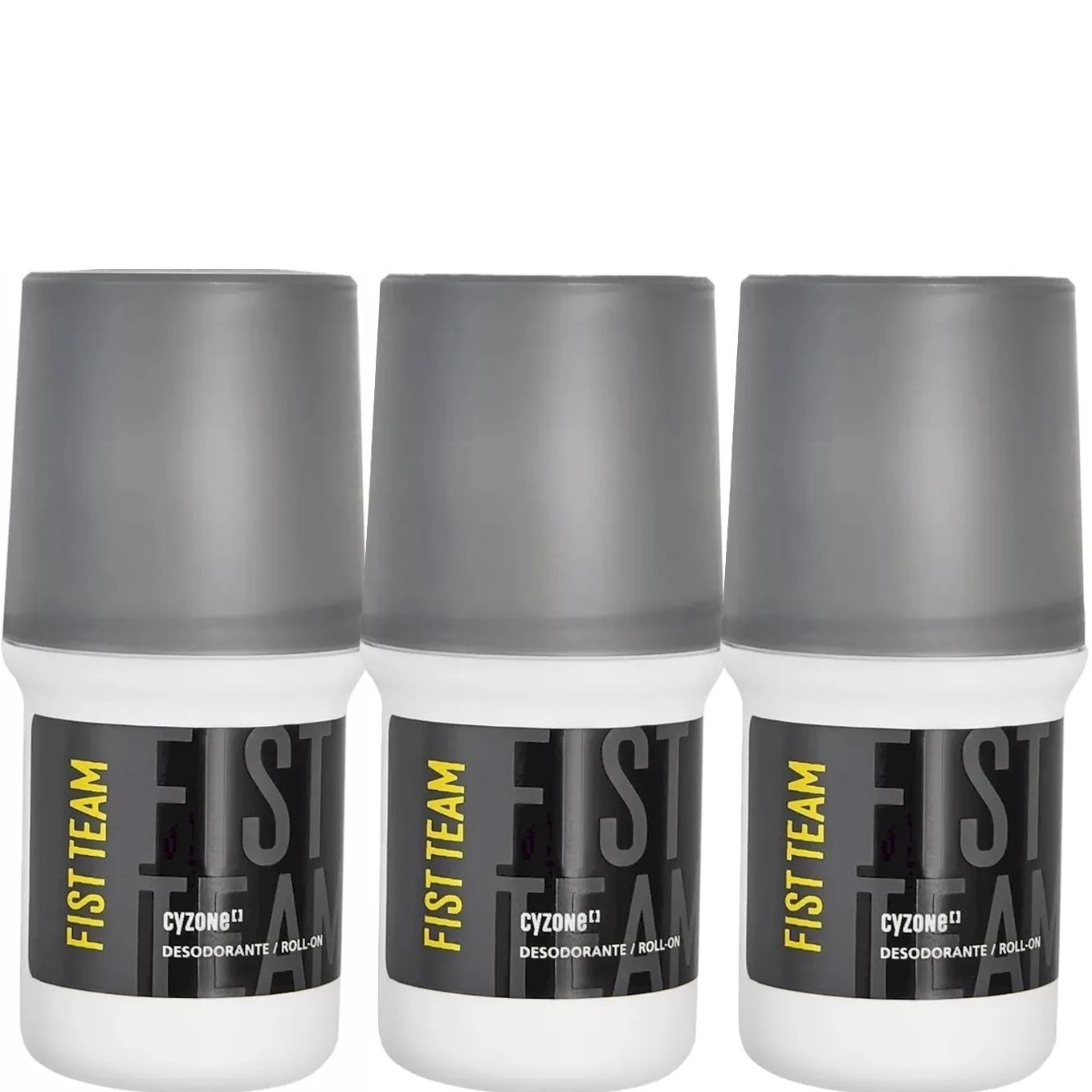 Pack x3 FIST TEAM desodorante roll on de Cyzone 50ml