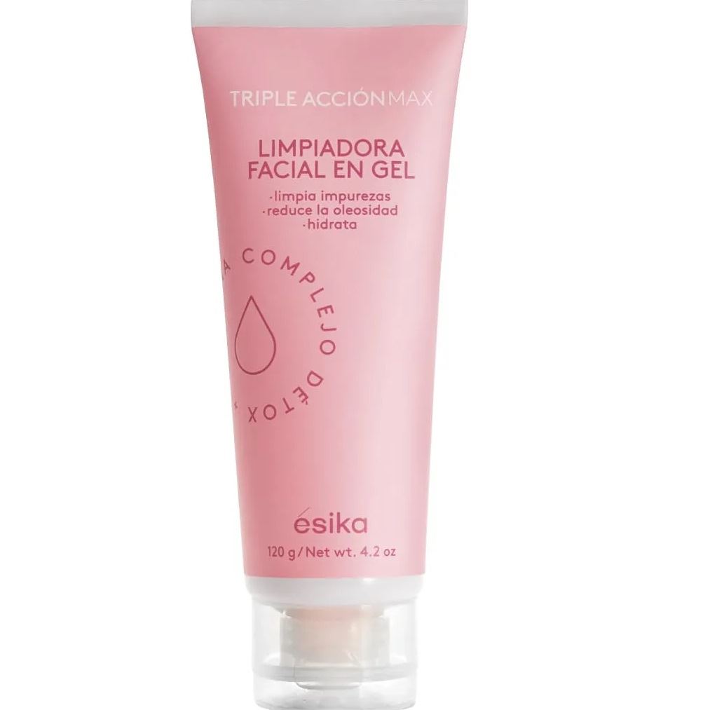 Esika limpiadora Facial en Gel Triple Acción Max 120g Max 120g Max, 120 g