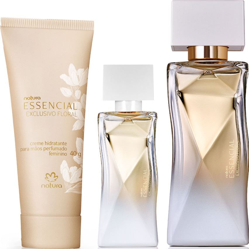 Pack x3 Essencial exclusivo floral Natura para Mujer