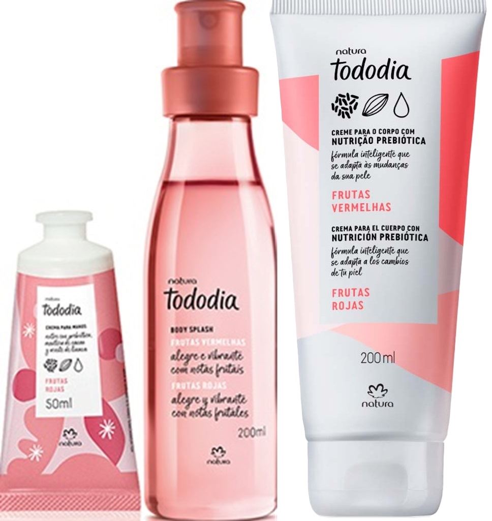 PACK X3 Tododia frutas rojas aroma frutal leve