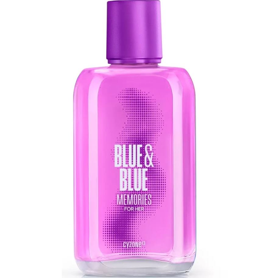 Colonia Blue Blue MEMORIES For Her aroma floral 90ml de Cyzone