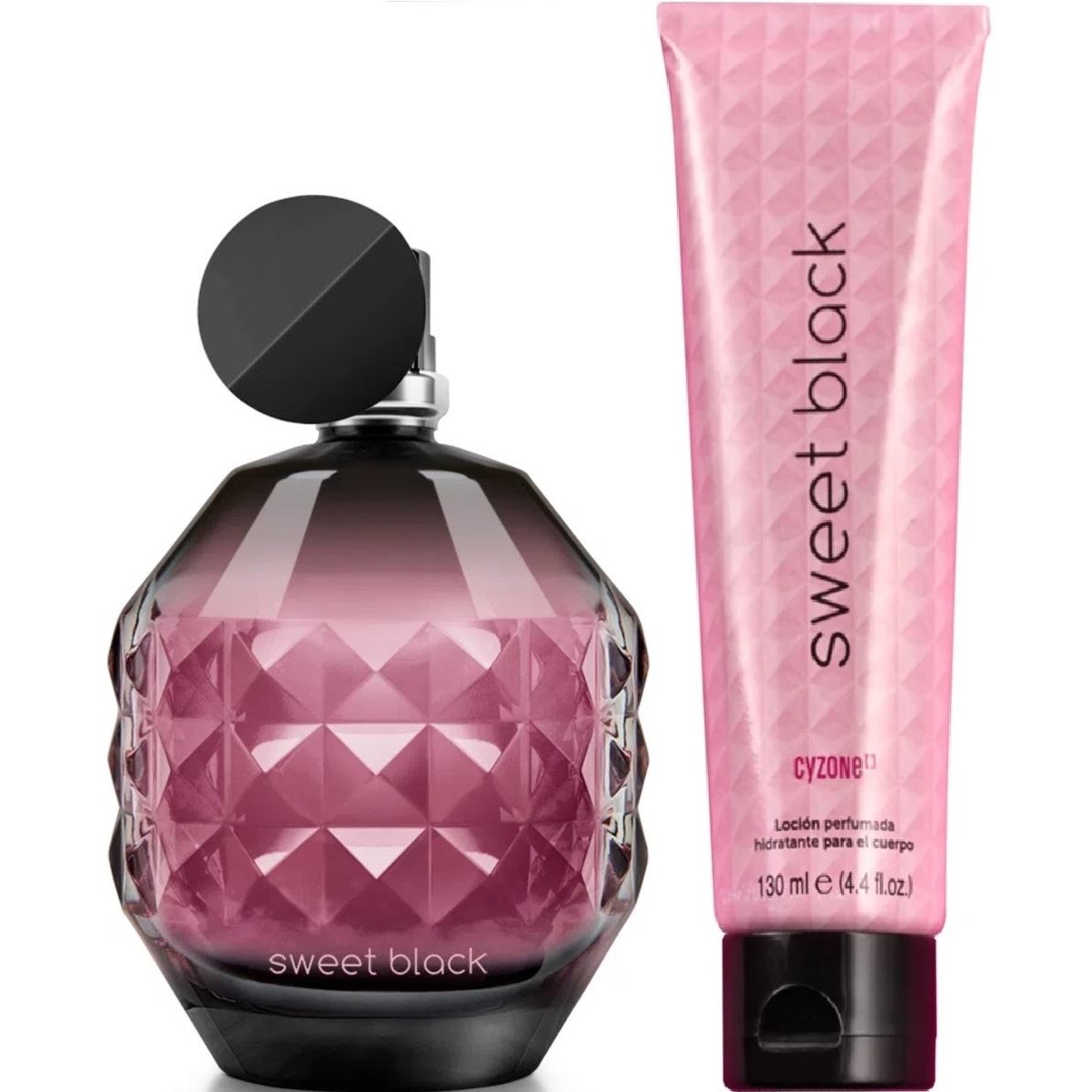 SET SWEET BLACK perfume y loción hidratante CYZONE