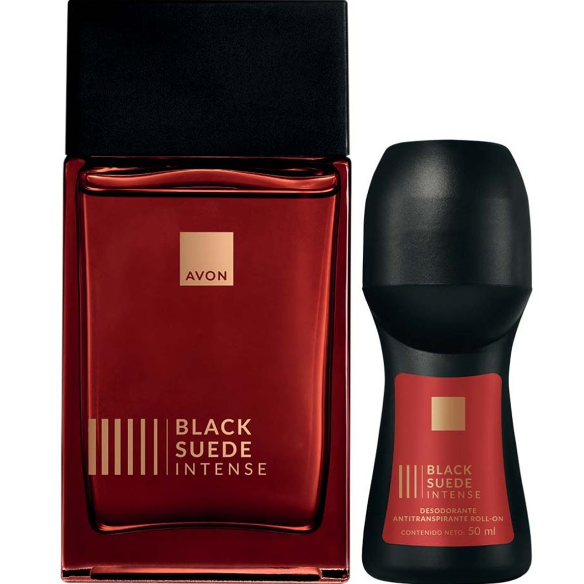 Black Suede Intense colonia de Avon aroma oriental especiada