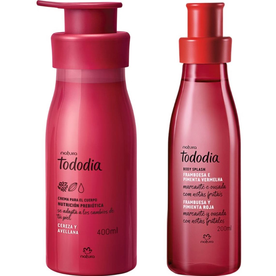 pack x2 Tododia frambuesa y pimienta roja aroma dulce y frutal de Natura