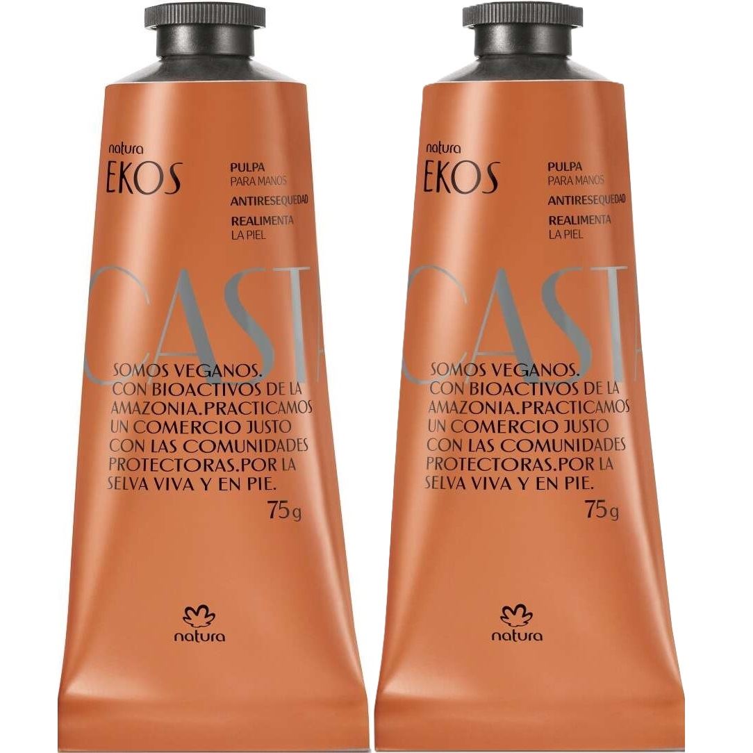 pack x 2 Crema de manos castaña  de Natura 75G
