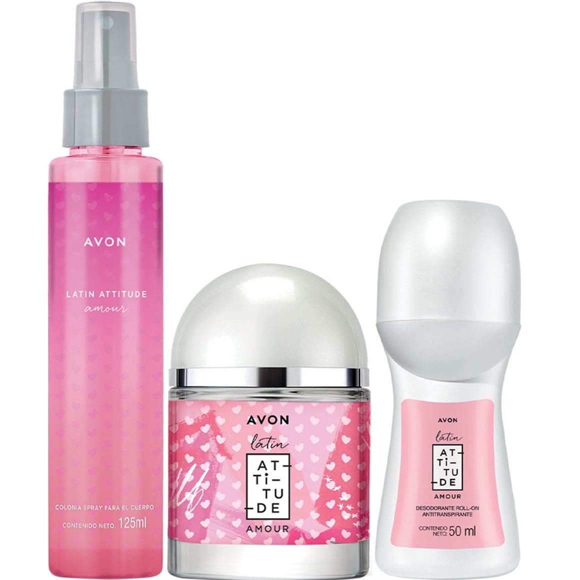 Kit x 3 Latin Attitude Amour aroma floral frutal por