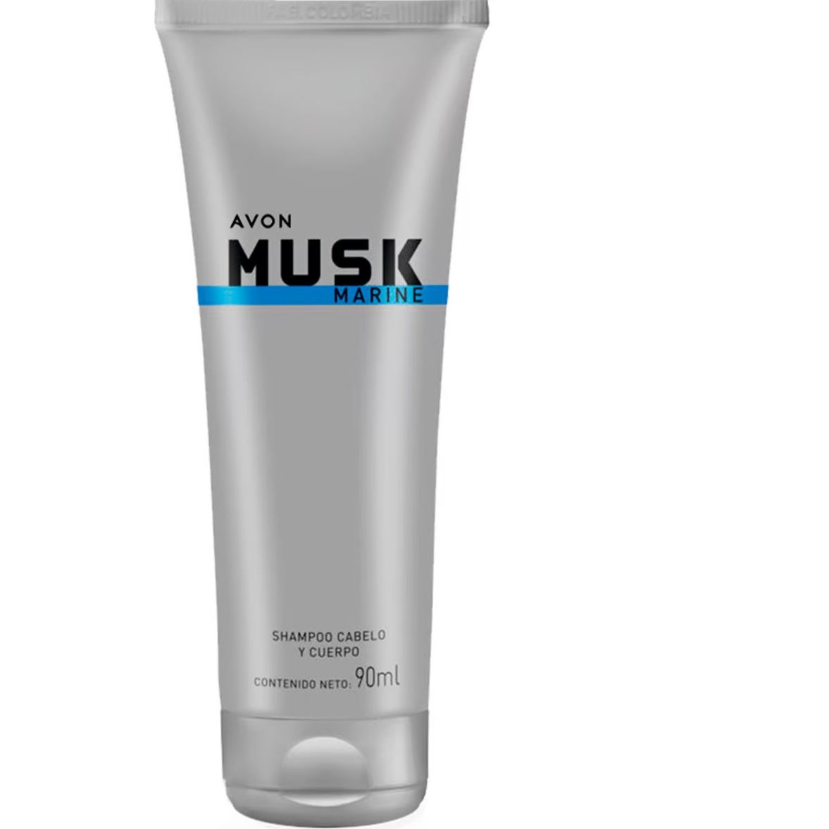MUSK MARINE shampoo cabello y cuerpo de Avon