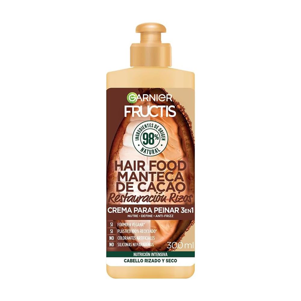 CREMA PARA PEINAR HAIR FOOD CACAO PELO RIZADO 300ML