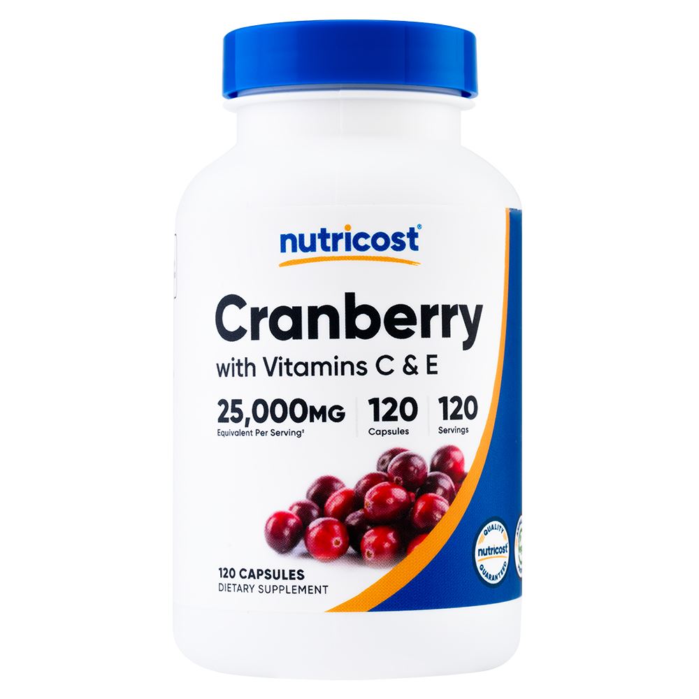 Cranberry + Vitamina C y E - Nutricost Perú