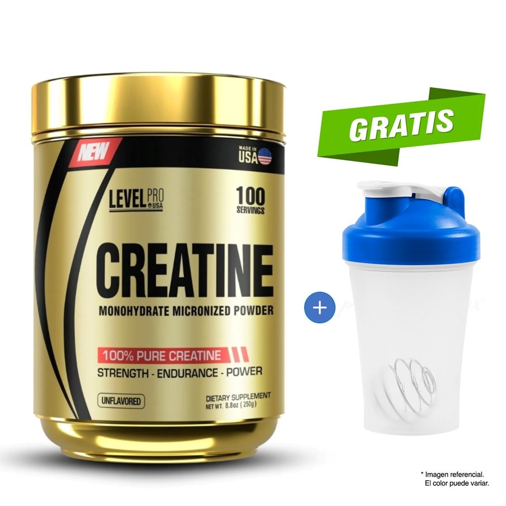 Creatina LEVEL PRO CREATINE 500 gramos Americana