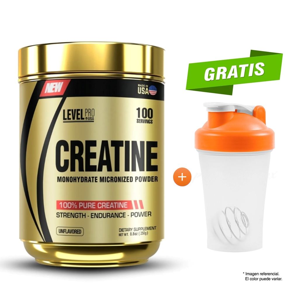 CREATINE CREATINA MONOHIDRATADA 500 GR LEVEL PRO