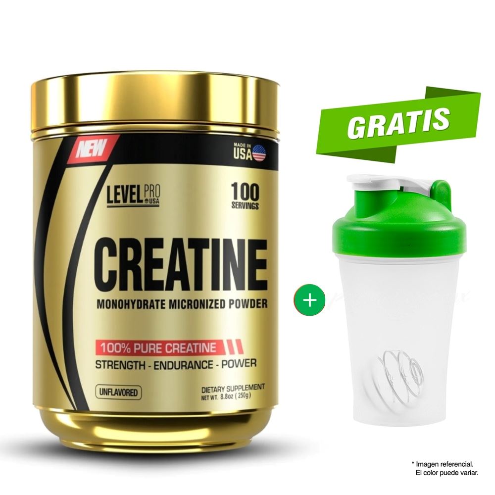 CREATINE Creatina Monohidratada LEVEL PRO 500 gramos
