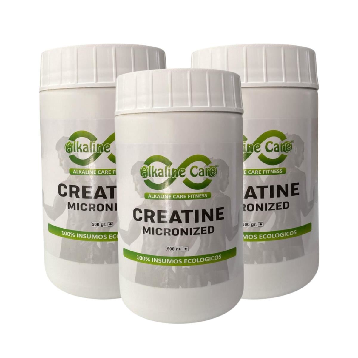 Creatina con Maca Negra 300gr Alkaline Care x 3